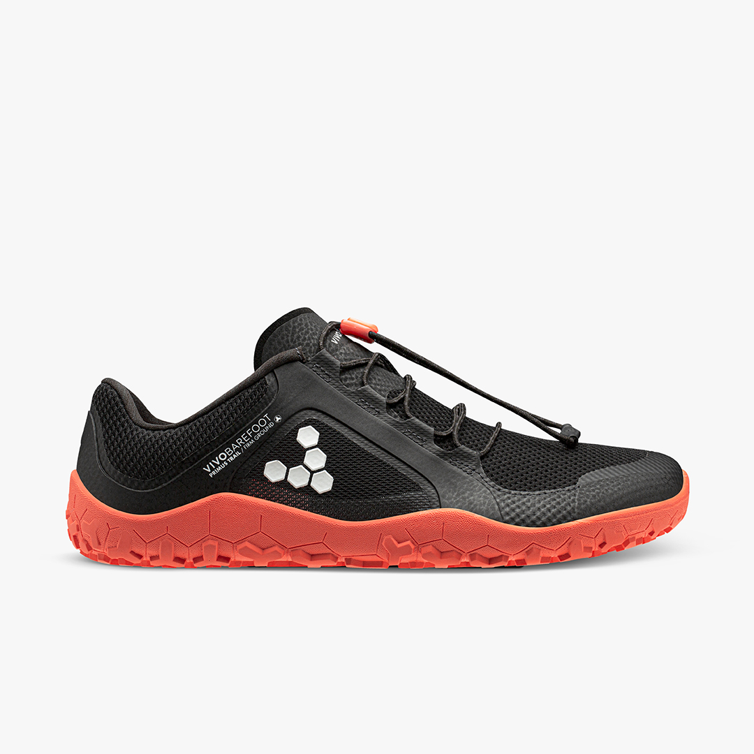 Vivobarefoot Primus Trail FG Skor Dam Svarta/Orange QTFGR-9180